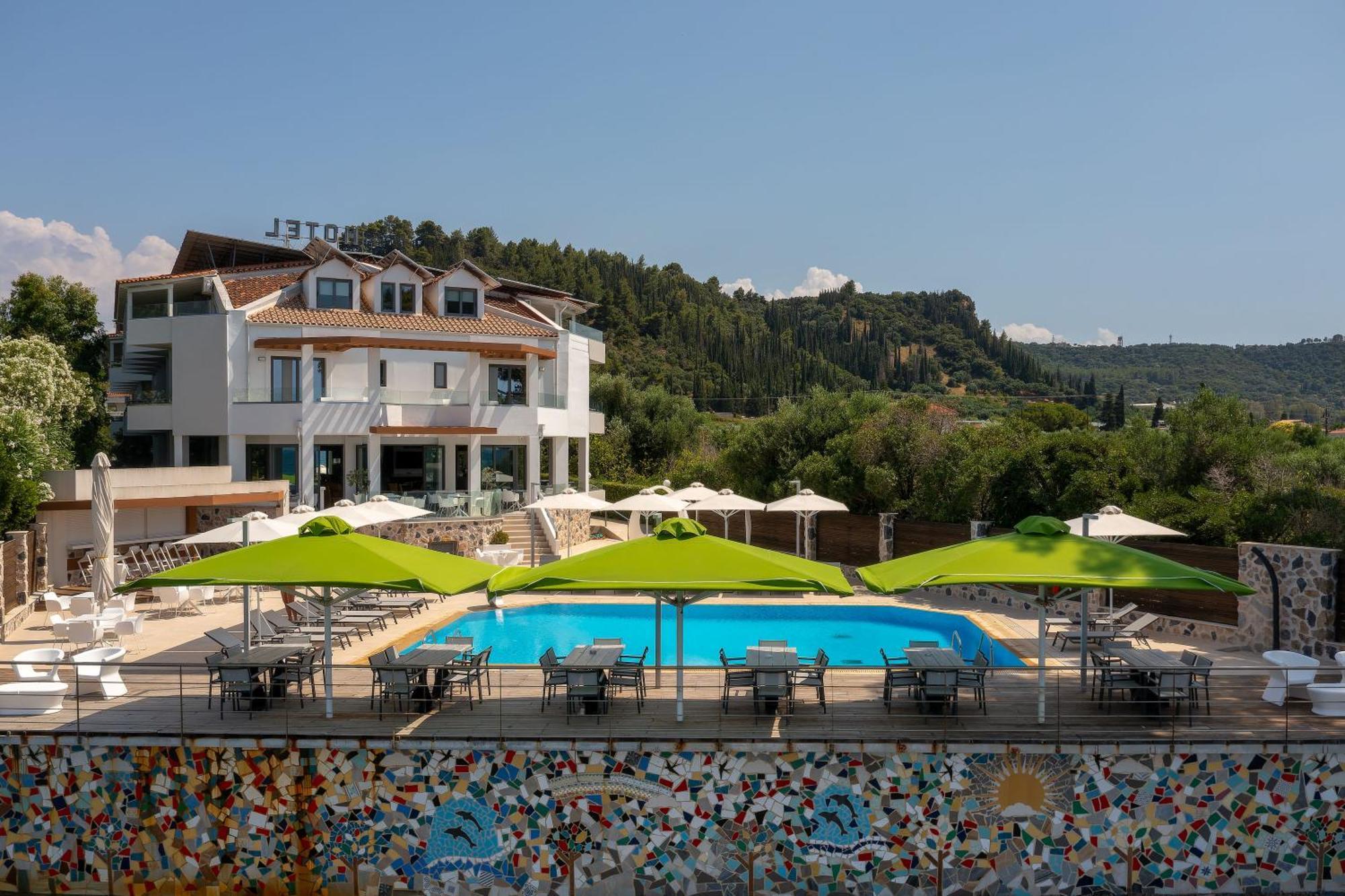 Poseidon Hotel Kamínia Exterior foto